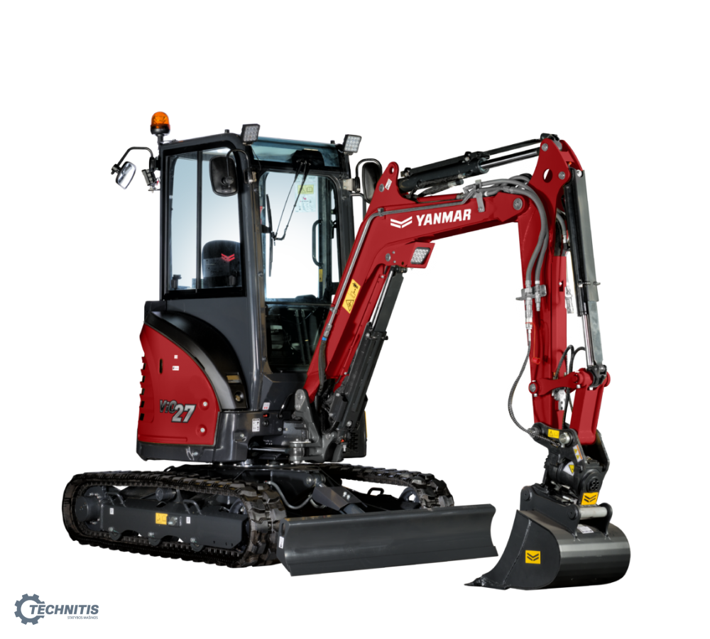 2,7 t Yanmar ViO27-6 mini ekskavatorius